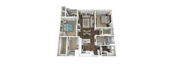a floor plan image of the villas at oak crest in chattanooga, tn
