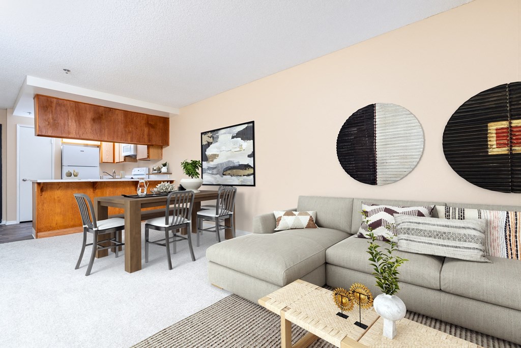 55+ FG Goldenwest Classic Apartment Living Dining Area Model