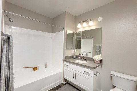 55+ FountainGlen Laguna Niguel renovated bathroom