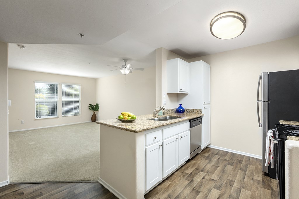 Kitchen Living Area  at 55+ FountainGlen Rancho Santa Margarita, Rancho Santa Margarita, California