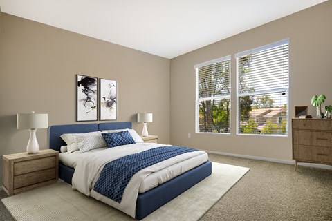 a bedroom with a bed at 55+ FountainGlen Rancho Santa Margarita, Rancho Santa Margarita