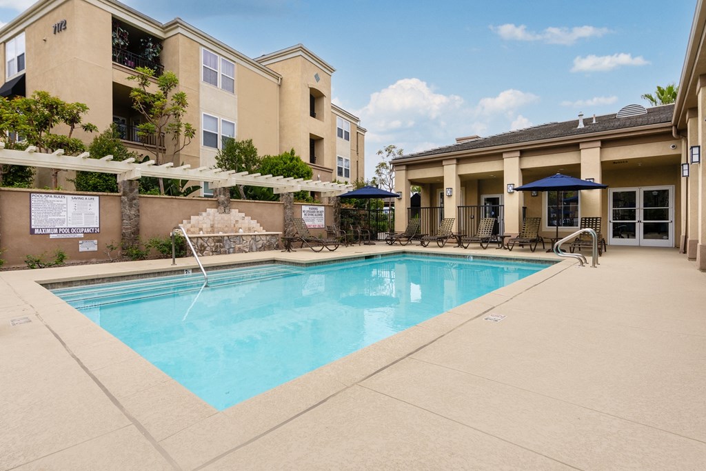 Pool at 55+ FountainGlen Seacliff, Huntington Beach, CA 92648