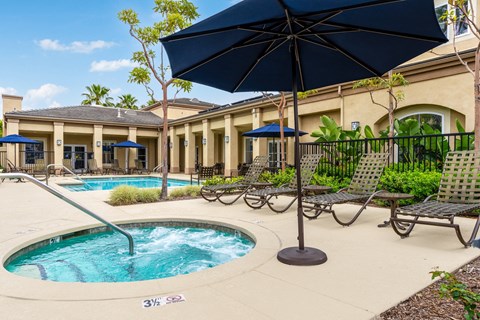Pool and Spa at 55+ FountainGlen Seacliff, Huntington Beach, 92648
