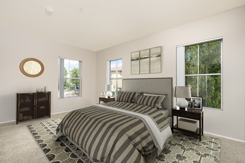 FountainGlen Stevenson Ranch apartment bedroom