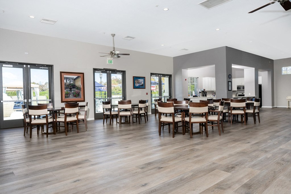 community clubhouse table and chairs