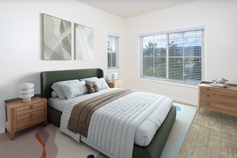 Apartment Bedroom at 55+ FountainGlen Grand Isle, Murrieta
