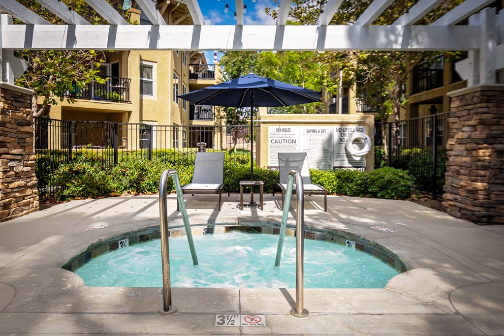 Lone spa at 55+ FountainGlen Temecula, Temecula