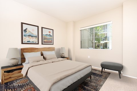 Large Bedroom at 55+ FountainGlen Terra Vista, Rancho Cucamonga