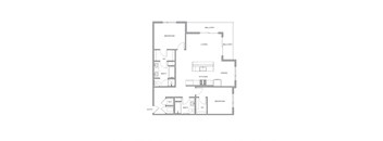 Gardium - 2 bed 2 bath - 1340 sqft