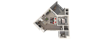 Gamble - One bedroom one bathroom unit at FountainGlen Temecula