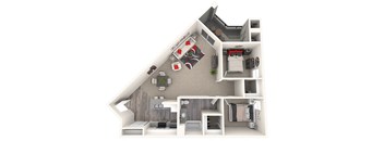 Glen Floor Plan at 55+ FountainGlen Laguna Niguel, Laguna Niguel, CA