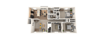 3 Bed 2 Bath Floorplan at Nola 624, West Covina, 91790