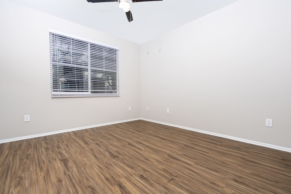 Unfurnished room with a window at The Grove Apartments, Ontario, 91761