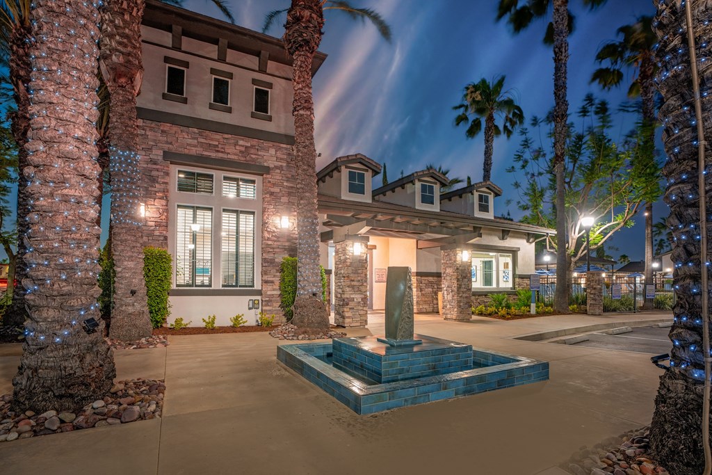 Fountain at The Grove Apartments, Ontario, CA