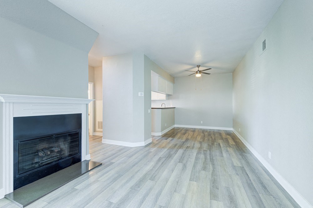 Unfurnished Living Area at Harbor Pointe, Dana Point, California