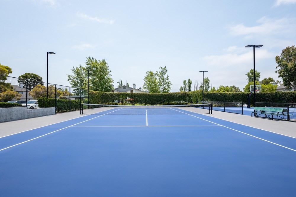 Open Tennis Court at Harbor Pointe, California