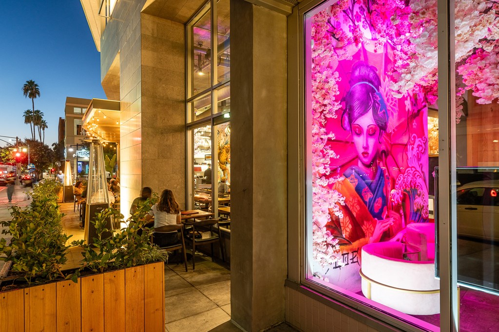 Artwork on the side of a building