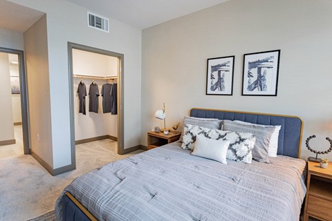furnished bedroom at Bayswater Apartments, Burlingame, 94010