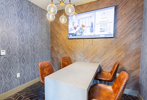 conference room at Bayswater Apartments, Burlingame