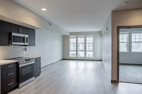 Living room at Bayswater Apartments, Burlingame, 94010
