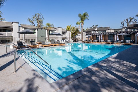 A large swimming pool at Verandas Apartments, West Covina, CA, 91791