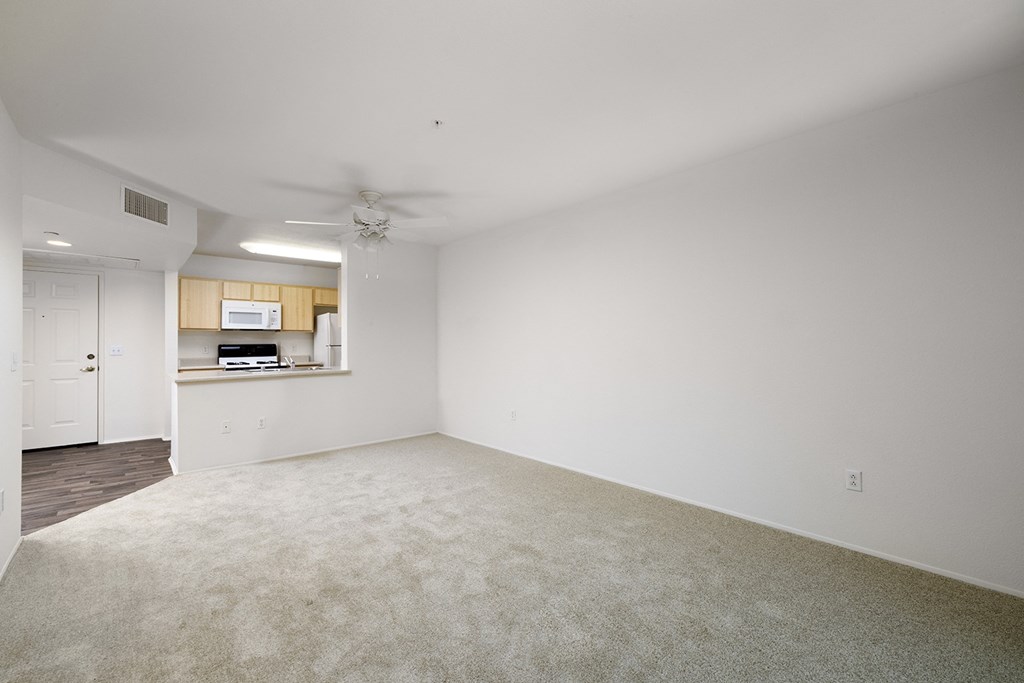 Interior Living Room - Kitchen at 55+ FountainGlen Stevenson Ranch, Stevenson Ranch, CA