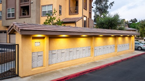 A building with a red carpet in front of it.