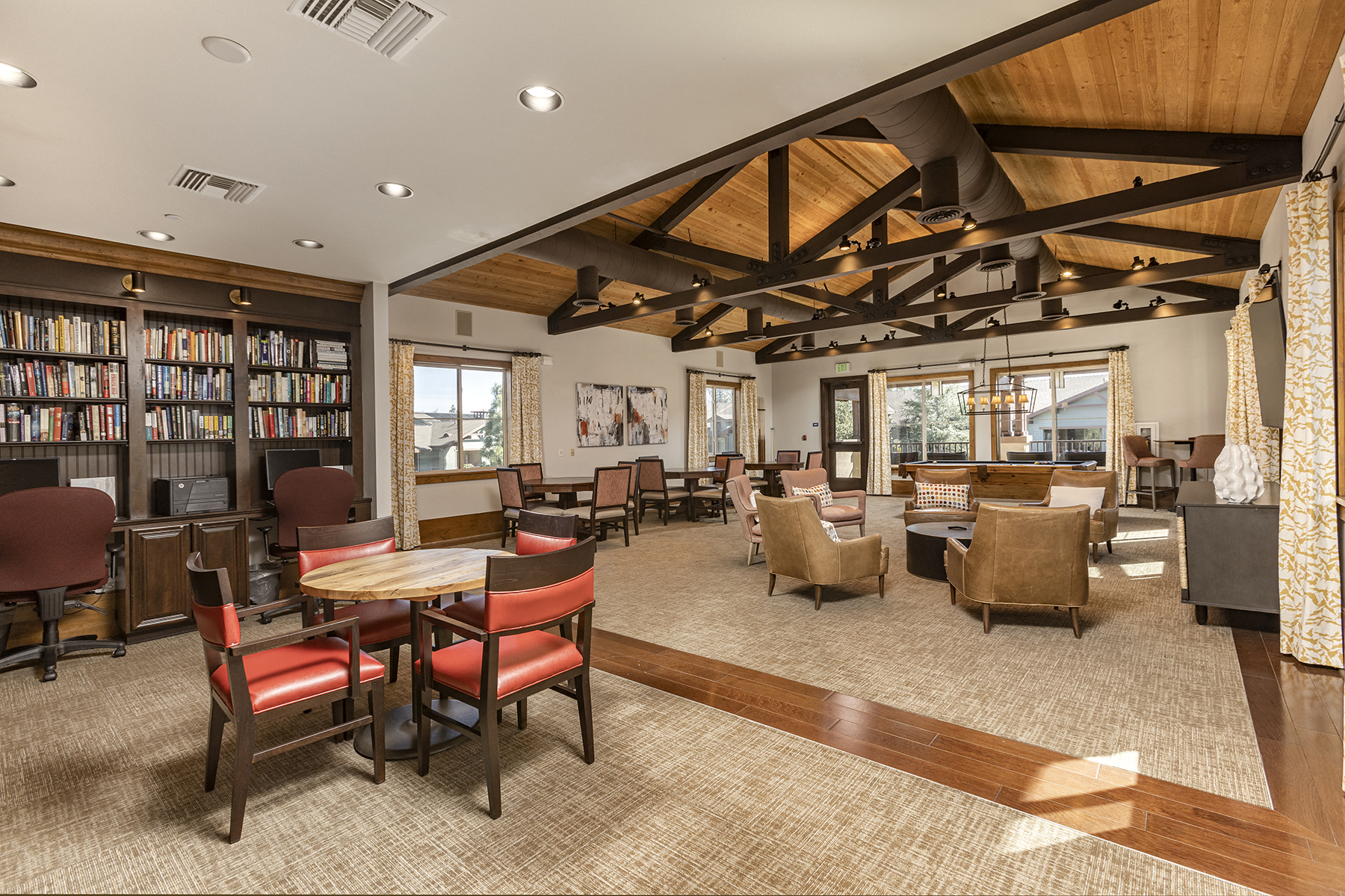 Library and Business Center in Clubroom at 55+ FountainGlen  Jacaranda, Fullerton, 92833