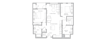 a floor plan of a home