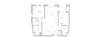 a floor plan of a home