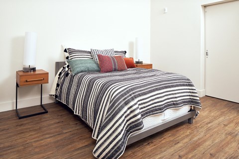 furnished bedroom at Main+Nine, California, 92501