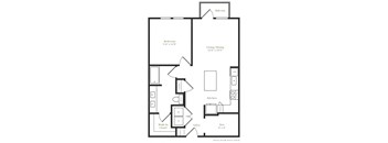 A14 - 1 bed 1 bath - 819 sqft