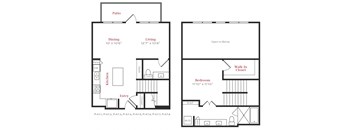 TH1 - townhome - 1126 sqft