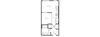 U1 - 1 bed 1 bath - 528