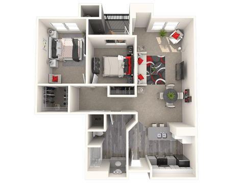 McIntosch Floor Plan at 55+ FountainGlen Seacliff, California