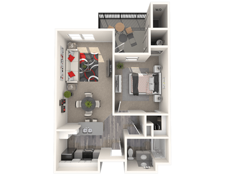 Merlot Floor Plan at 55+ FountainGlen Terra Vista, California, 91730