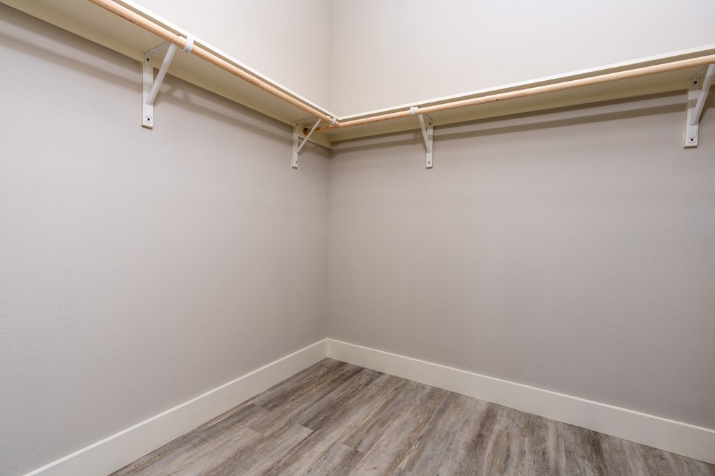 walk in closet at Mihir Taylor, Texas 76574