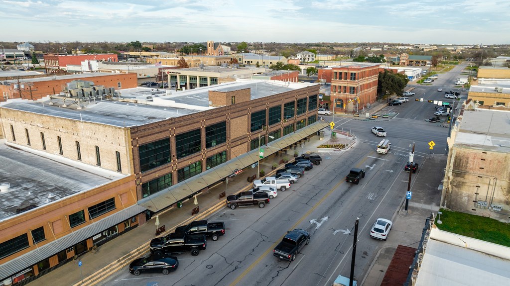 a view of the city from the roof of a building at Mihir Taylor, Texas