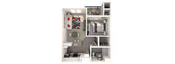 Mission - One bedroom one bathroom unit at FountainGlen Temecula