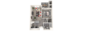 Mission Floor Plan at 55+ FountainGlen Seacliff, California