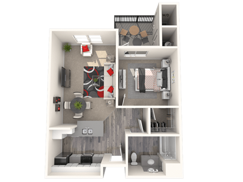Mission Floor Plan at 55+ FountainGlen Seacliff, California
