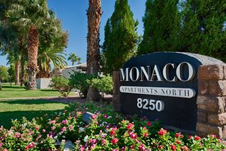 Apartments for Rent McCormick Ranch - Monaco at McCormick Ranch - Front Entrance Sign to Apartment Complex