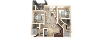Mulberry Floor Plan at 55+ FountainGlen  Jacaranda, California