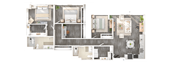 Penthouse 3C floorplan