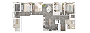Penthouse 3E floorplan