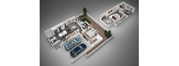 3 bedrroom and 2.5 bath with loft Elm floor plan