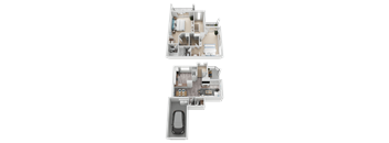 Plan D2 at Harbor Pointe, Dana Point, CA