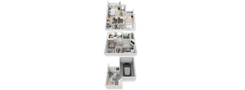 Plan D5 at Harbor Pointe, Dana Point
