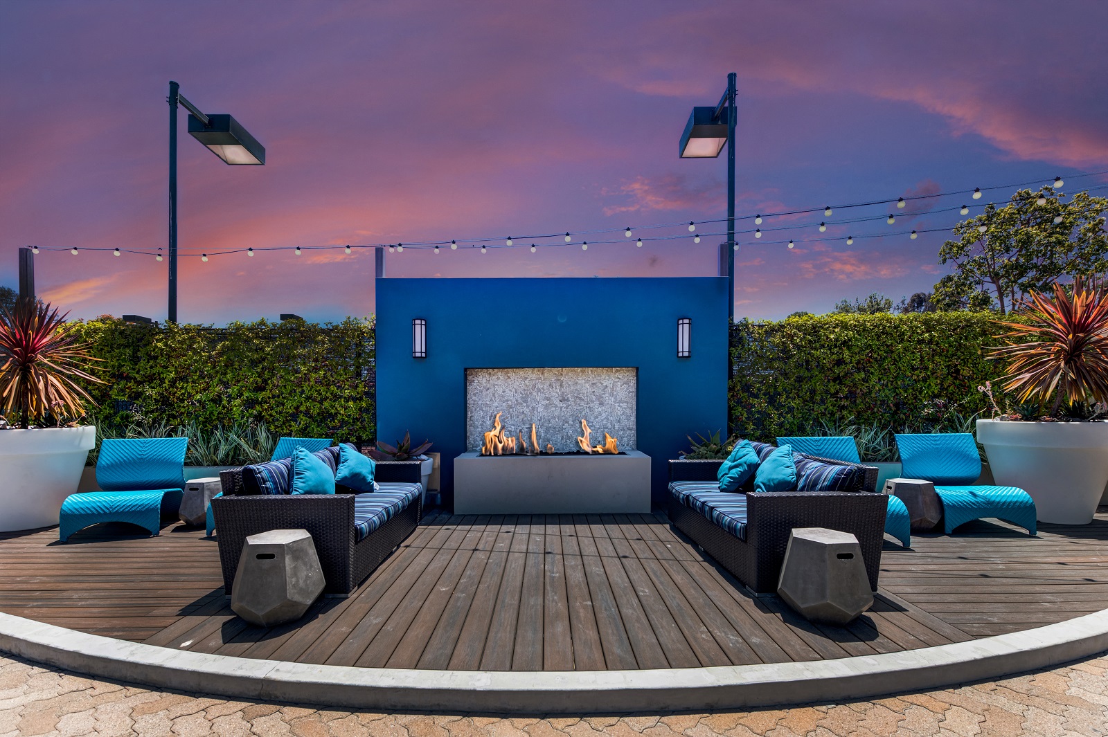 Outdoor seating area