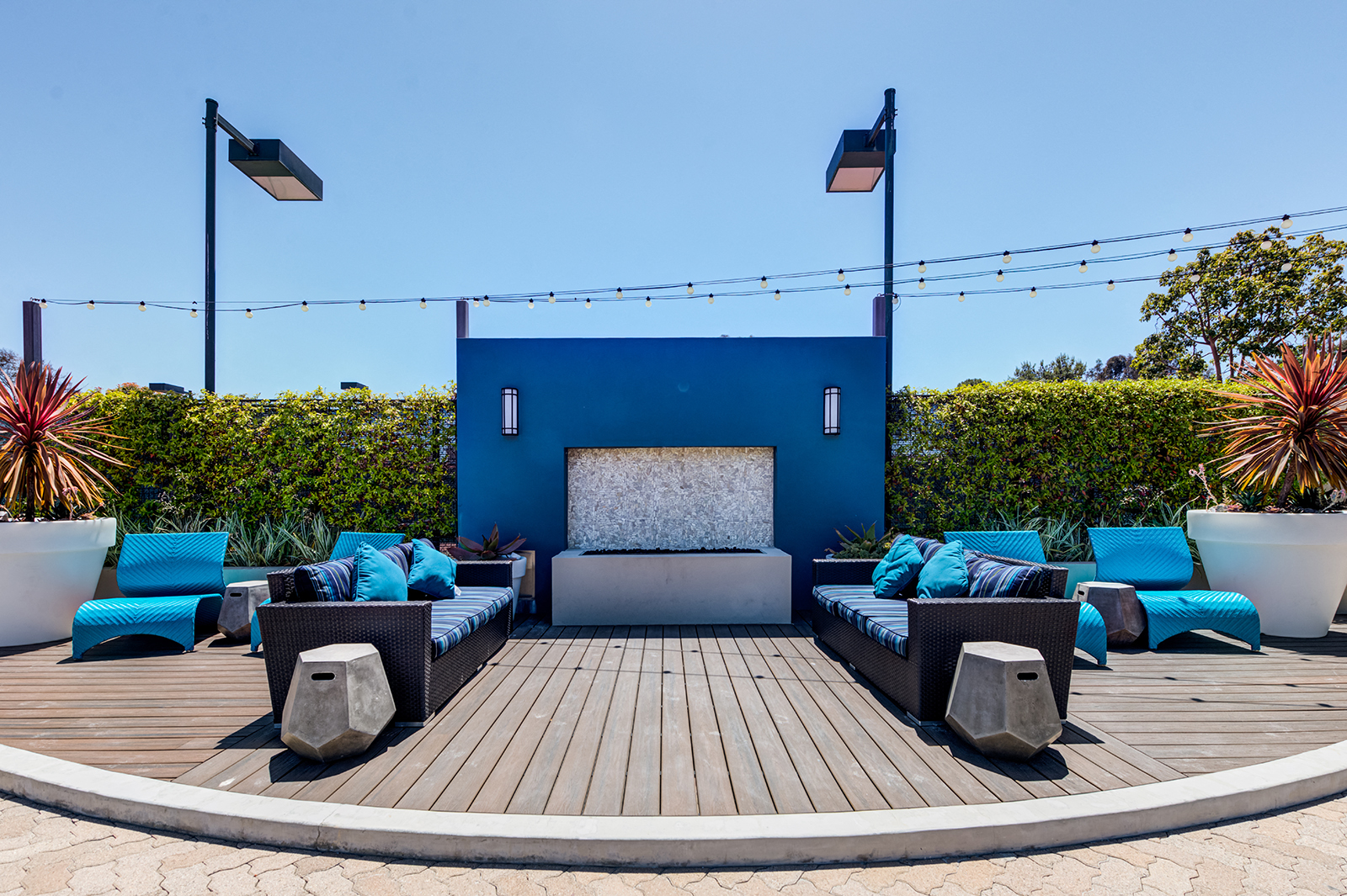 Outdoor seating area